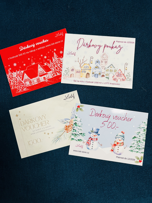 Voucher na nákup v eshopu - skvělý dárek